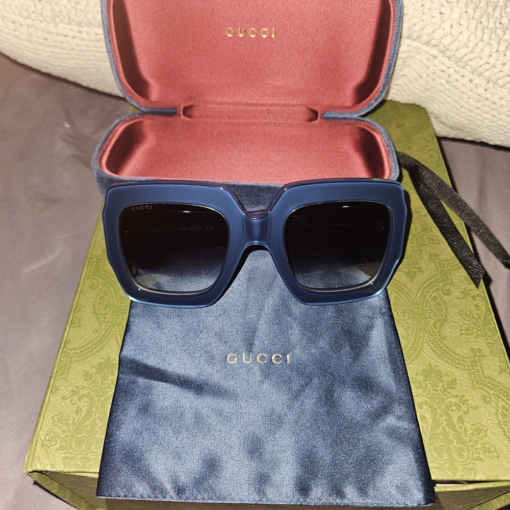 Gucci Blue Women's Sunglasses
